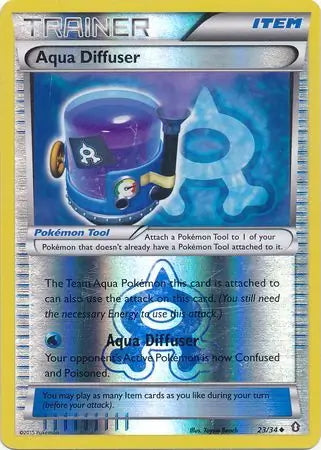 Double Crisis Aqua Diffuser #23/34 reverse holo